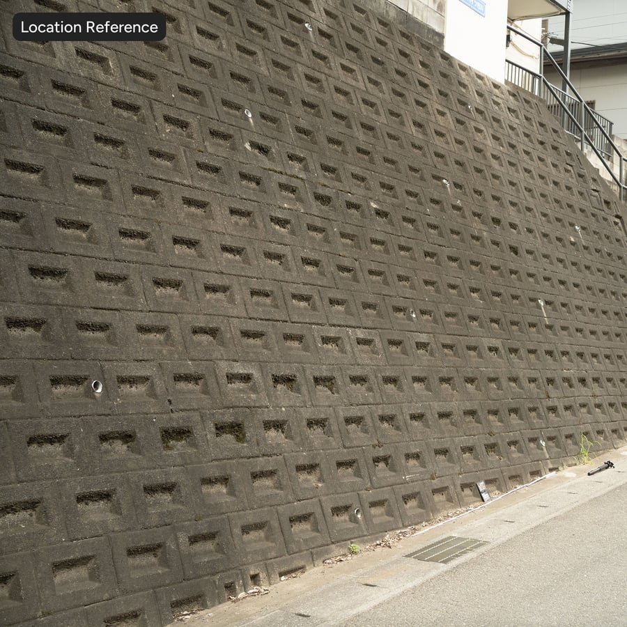 Vertiefte Betonfliesen-Textur, Dunkelgrau