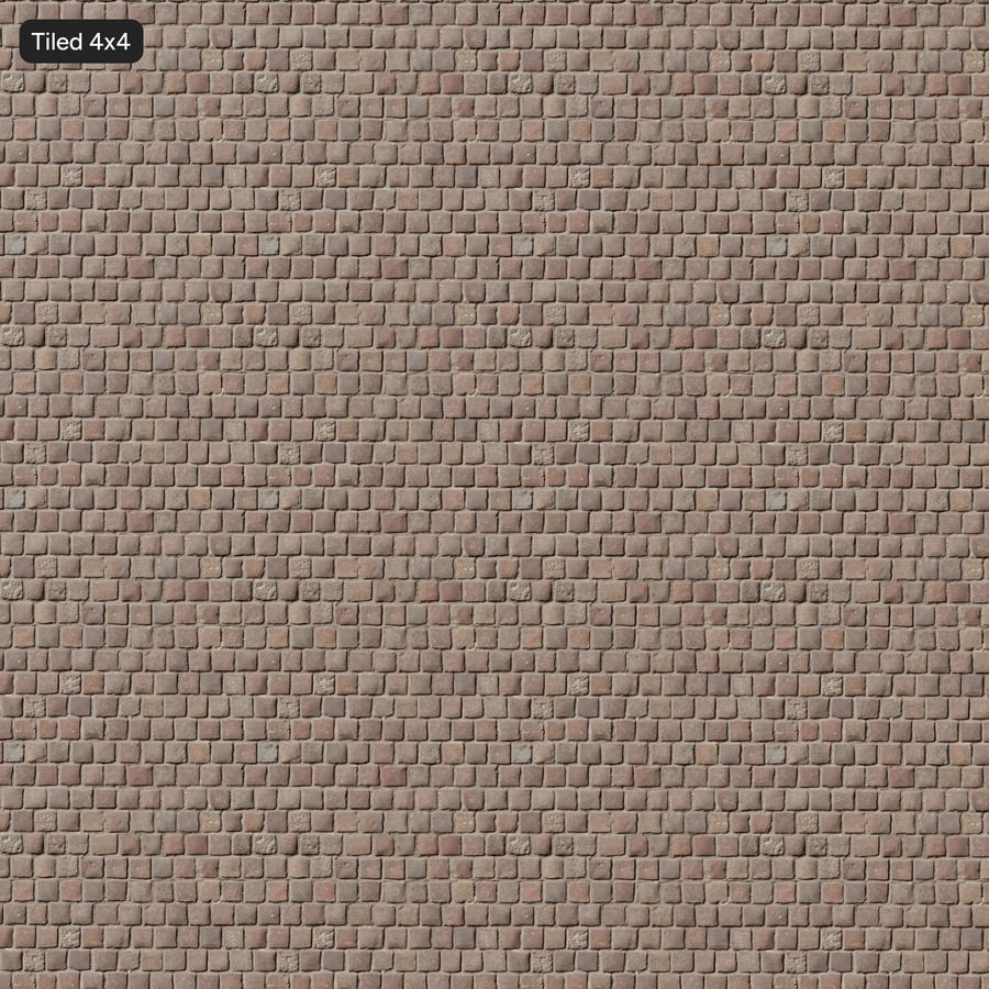 Worn Granite Cobblestone Floor Texture