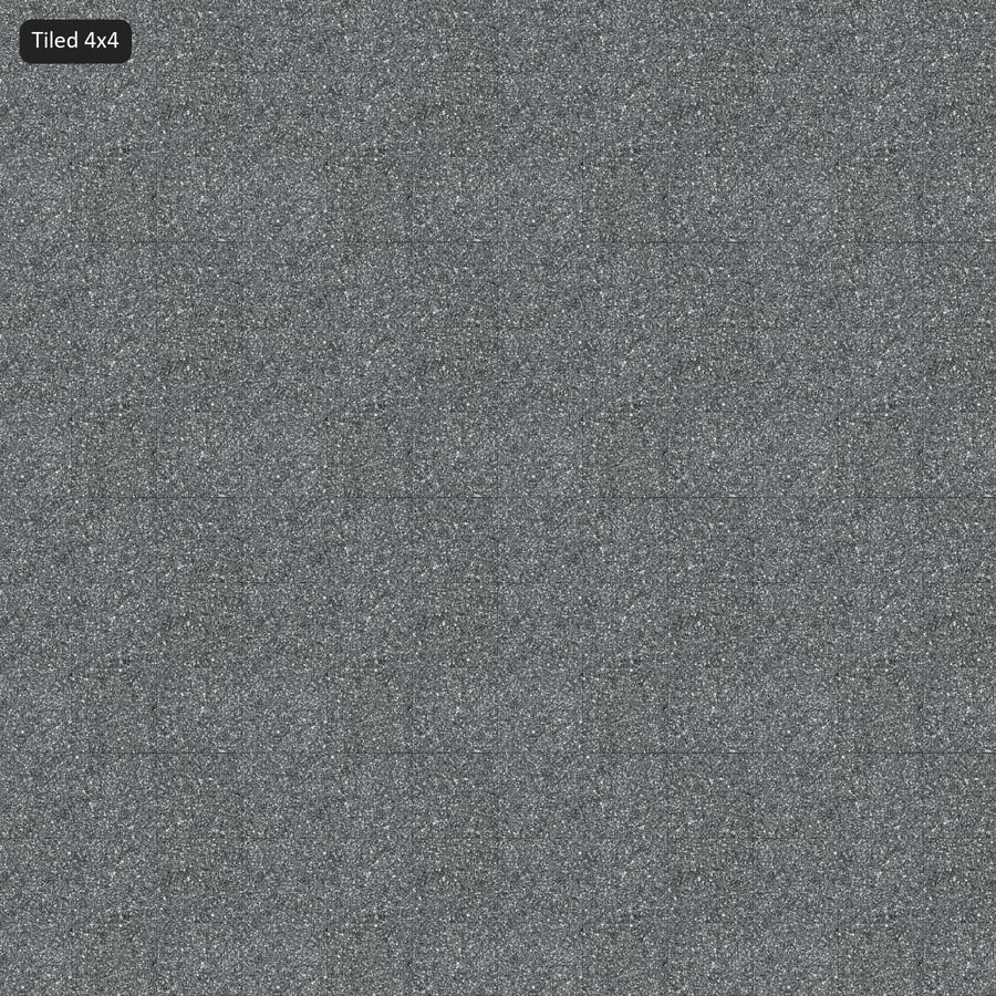 Vierkante Venetiaanse Terrazzo glanzende tegeltextuur, Cosmic Black