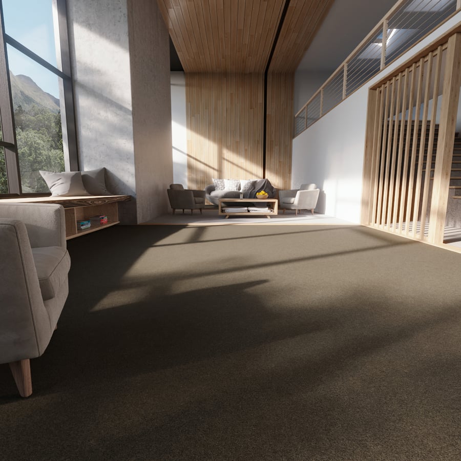 Textura de piso em carpete com torção natural, verde claro