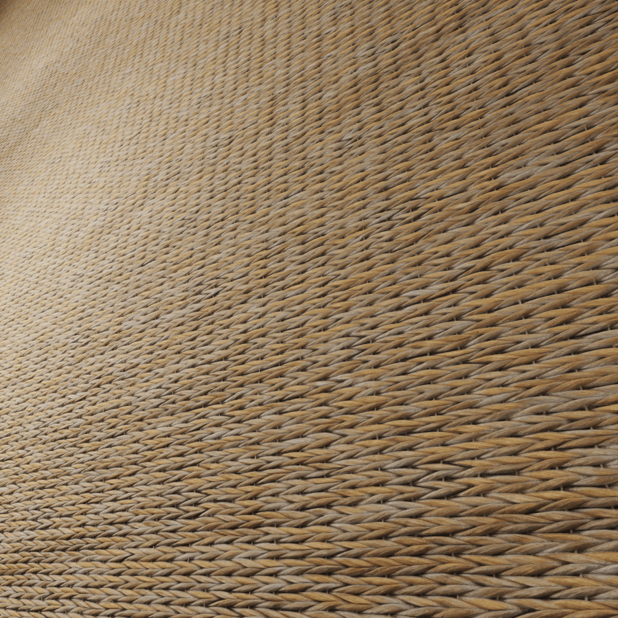 Ratanová textúra Chevron Weave, béžová