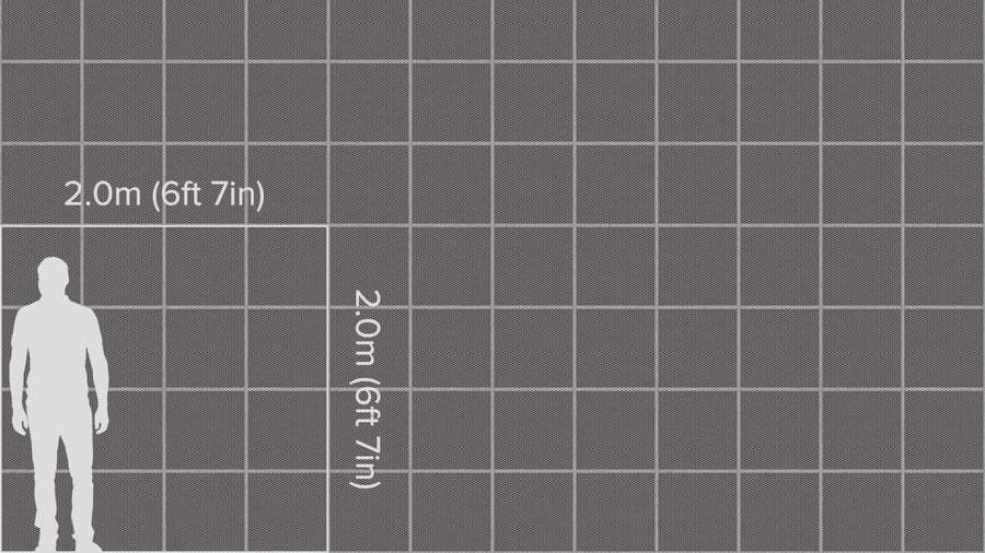 Quadratische Metall-Akustikfliese, Textur, Silber