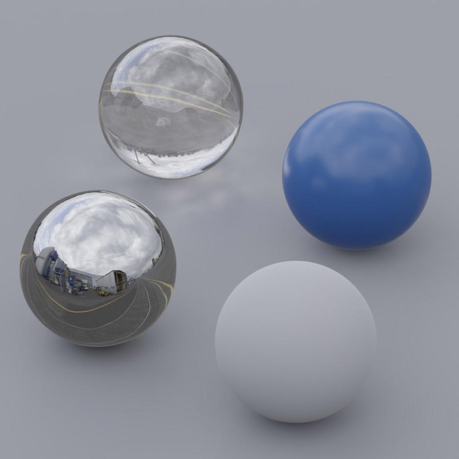 Похмурий післяобідній день Склад на відкритому повітрі Небо HDRI