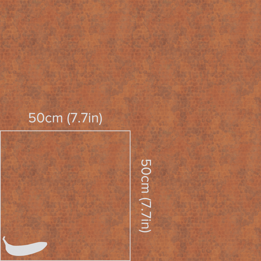 Textura de cobre martelado desgastado