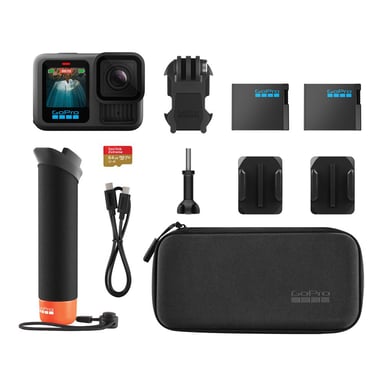 Bundle HERO13, Caméra sport + Accessoires, Noir