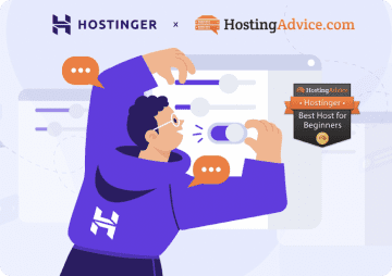 Các chuyên gia của HostingAdvice đề xuất Hostinger là lựa chọn hàng đầu dành cho người mới bắt đầu sử dụng web