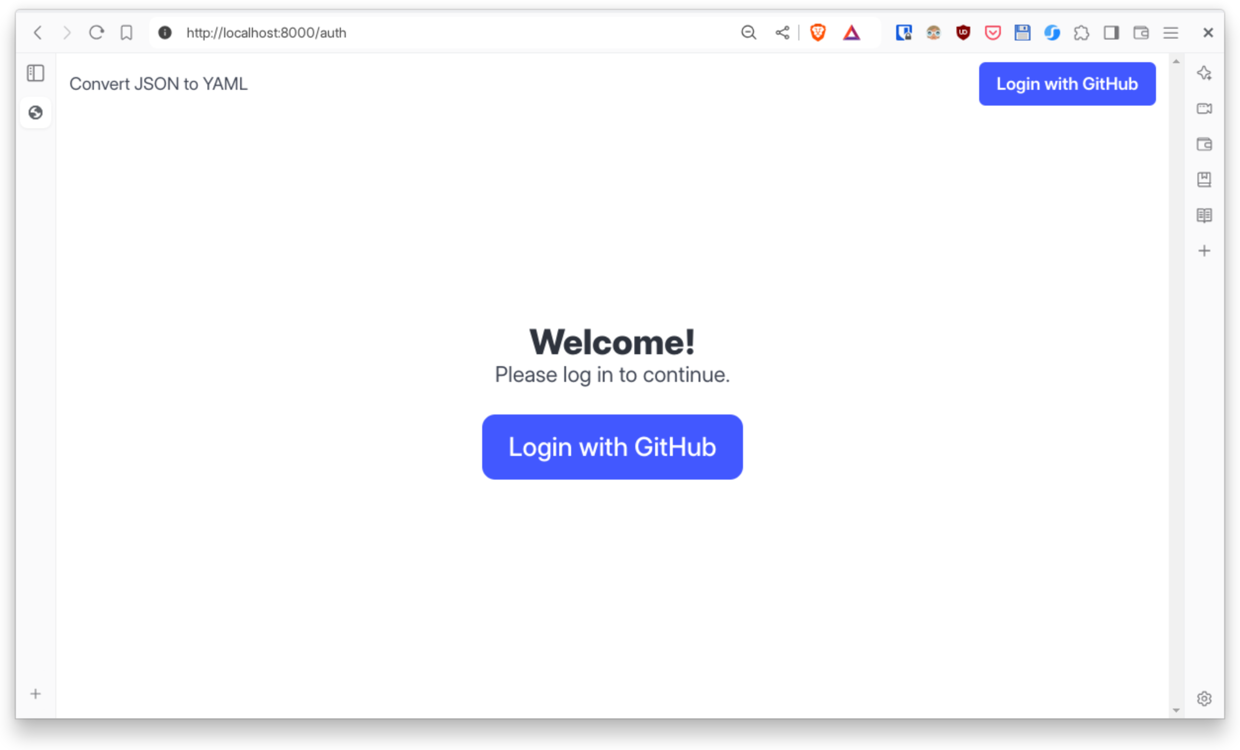 JSON Converter Page